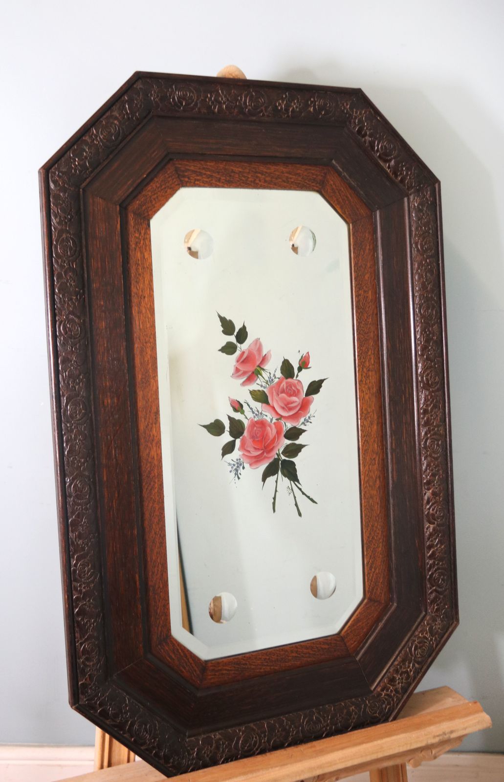 Late 19th Or Early 20th Century Decorative Wall Mirror.
