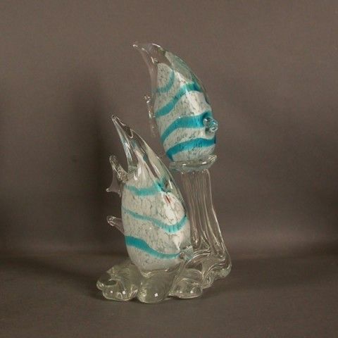 Murano Centerpiece Angelfish. Archimede Seguso. Italy. 1960   19 photo for sale