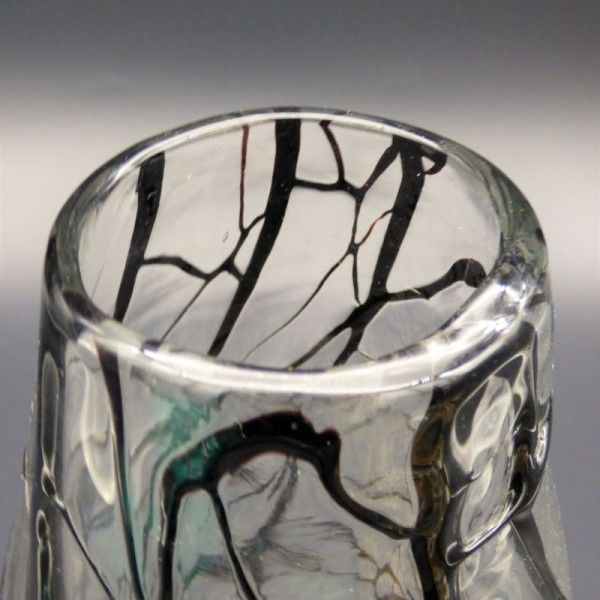 Big Handmade Glass Vase From Murano. Italy 1960   1970 photo furniture