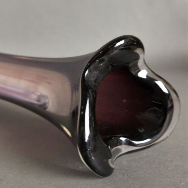 Big Purple Murano Glass Vase. 1950   1959 photo vinterior