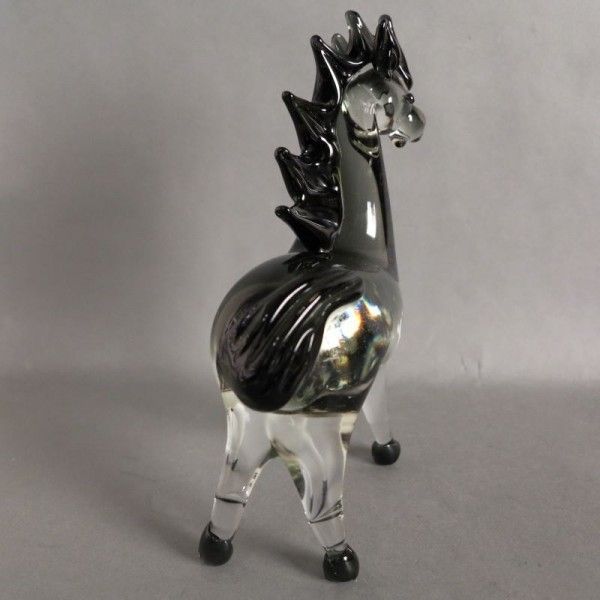 Murano Horse Made Of Glass Italy 1950   1960 photo furniture