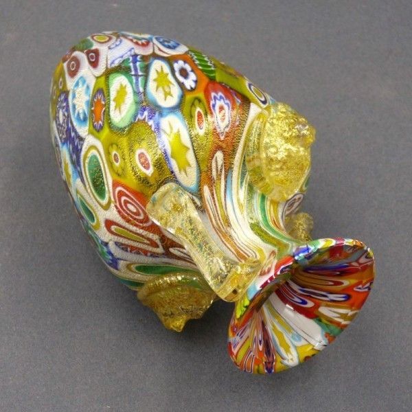 Murano Vase Millefiori By Gambaro And Poggi  Made In Italy photo 418.0