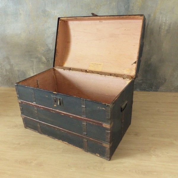 Antique Chest   Trunk By Georg Theodor Zipf Freiburg. 1880   1900 photo Furniture