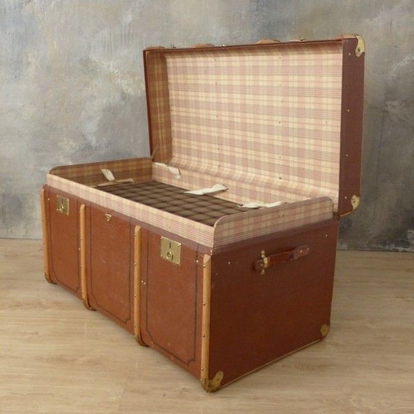 Antique Travel Suitcase. Germany 1900   1920 photo 376.0