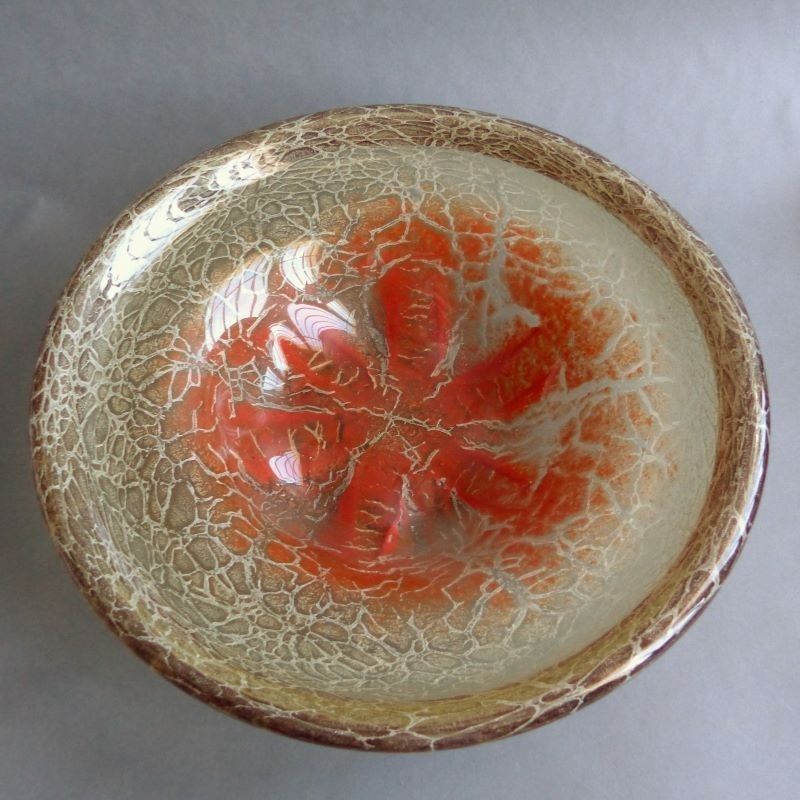 Ikora Glass Bowl By Karl Wiedmann For Wmf. 1930   1935