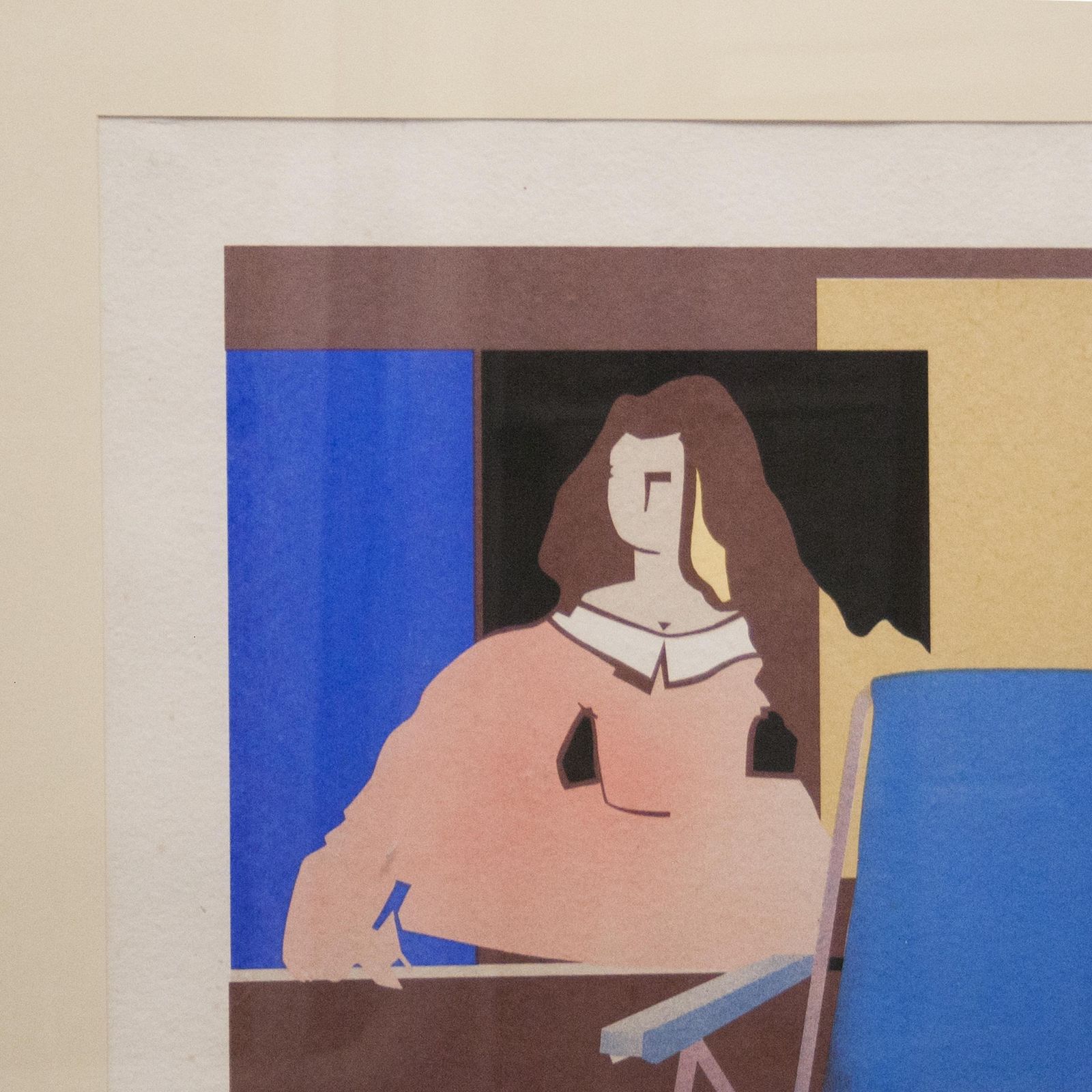 Pop Art "Meninas" Spanish Lithography, Spain, 1980 photo 668.0