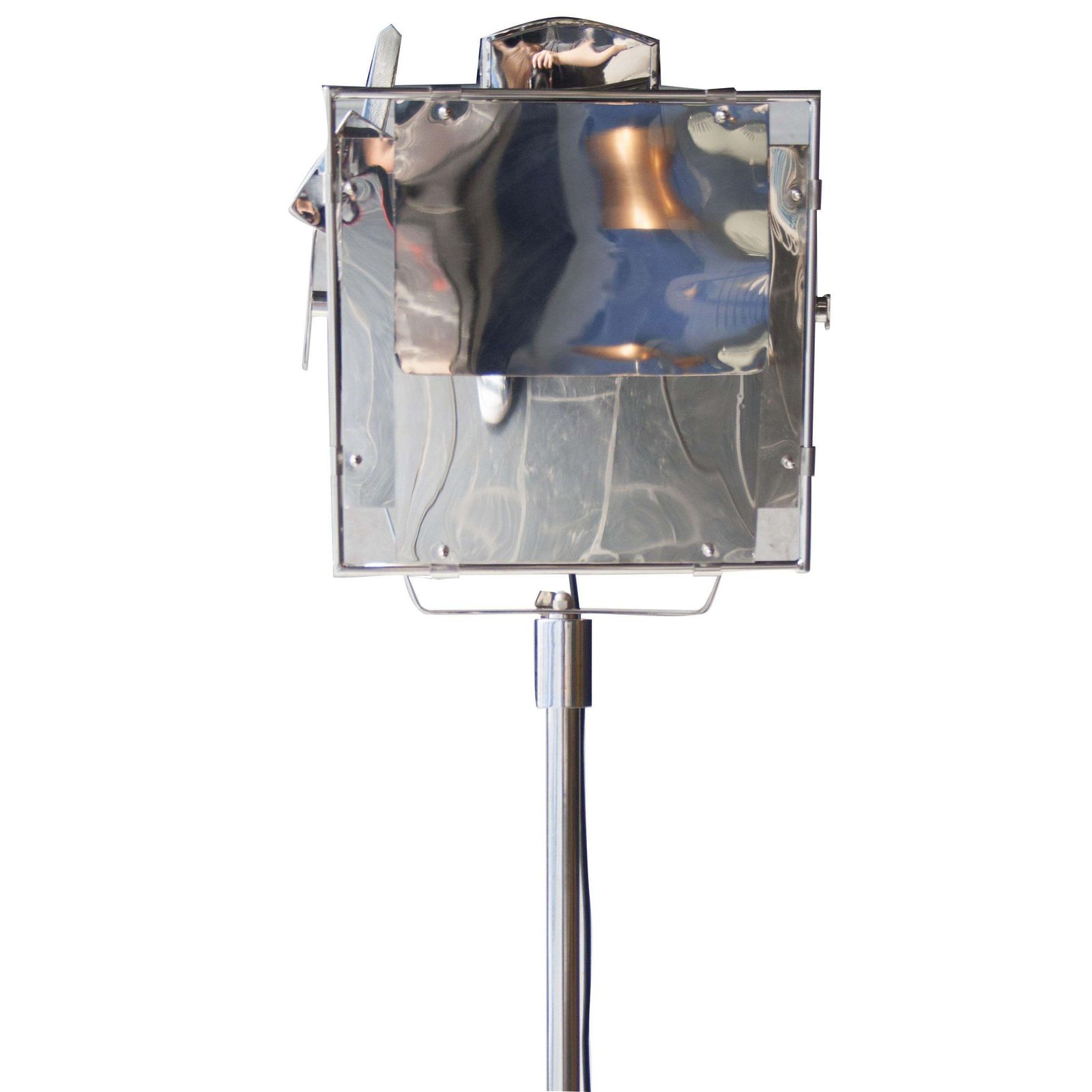 Midcentury Brass British Floor Spotlight, United Kingdom, 1970 photo 1179.0