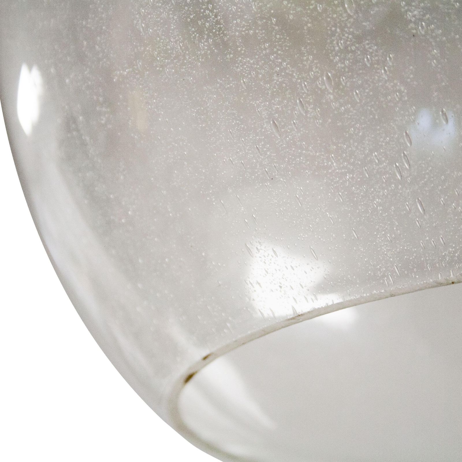 Luigi Caccia's Boccia Chromed Wood Glass Ceiling Lamp, Italy, 1969 photo 1064.0