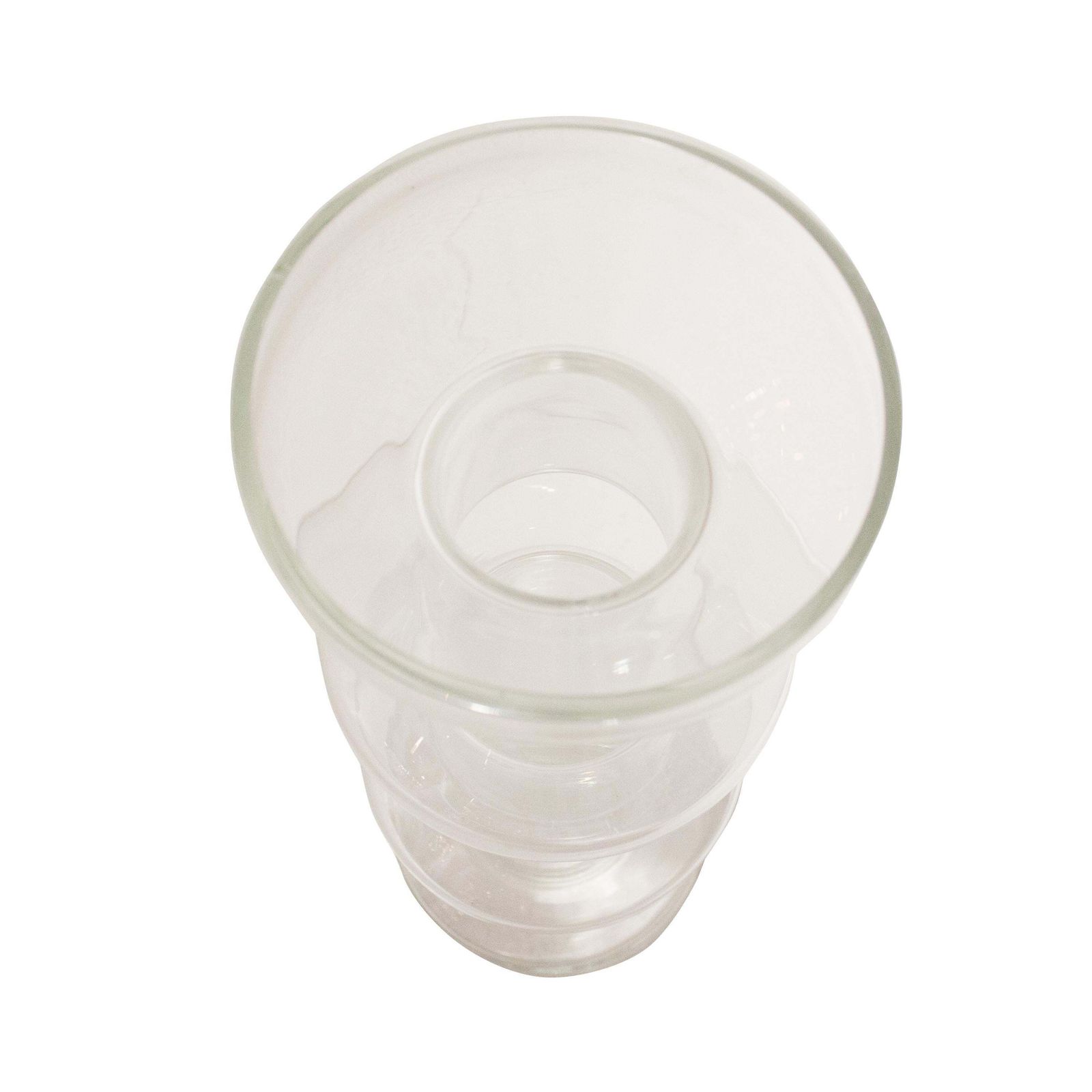 Ettore Sottsass Style Cylindrical Glass Vase, Italy, 1970 photo Home Decor
