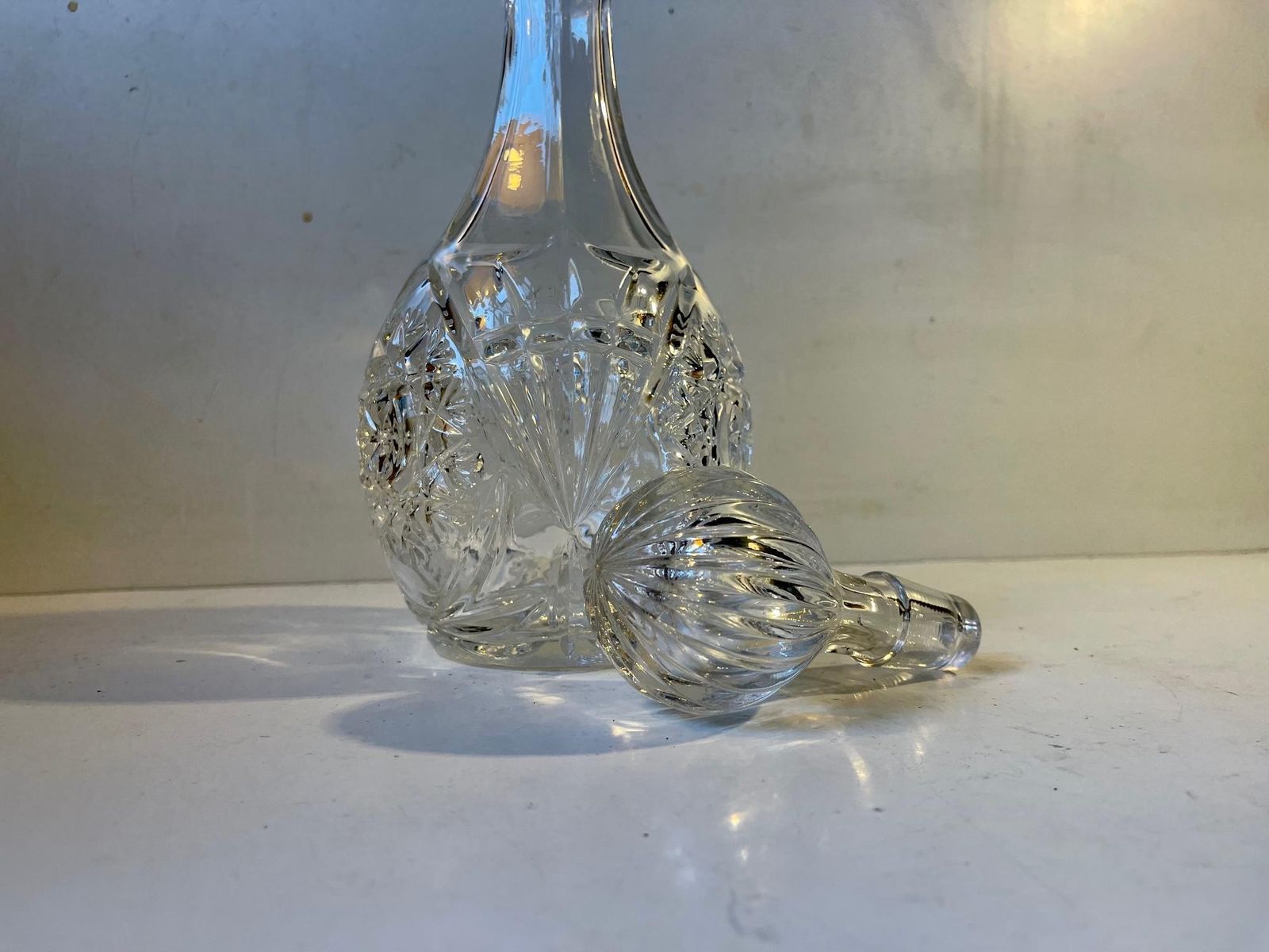 Vintage Bohemian Crystal Decanter photo Home Decor