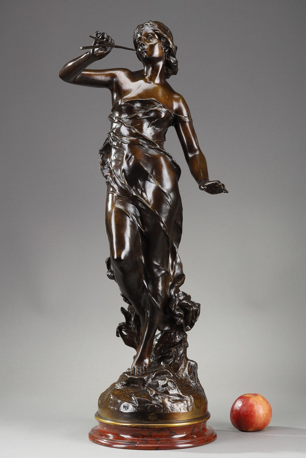 Bronze Sculpture "La Renown", Signed Julien Causse photo furniture