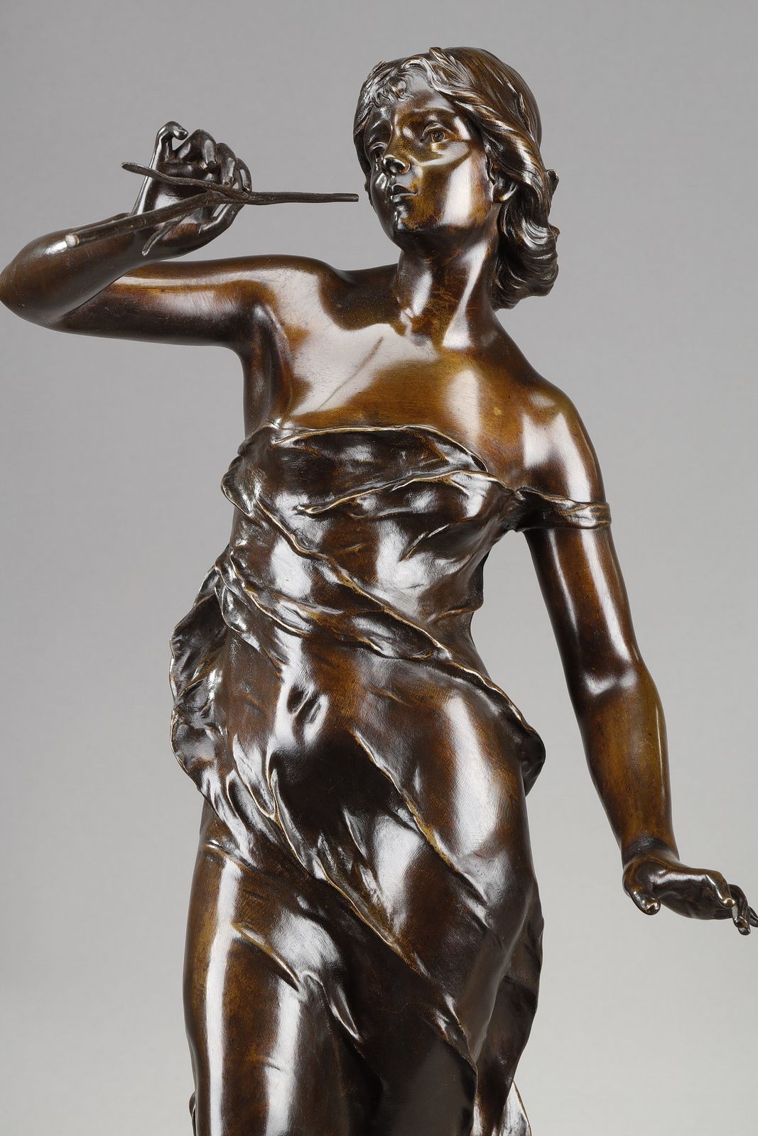 photo for sale Bronze Sculpture "La Renown", Signed Julien Causse