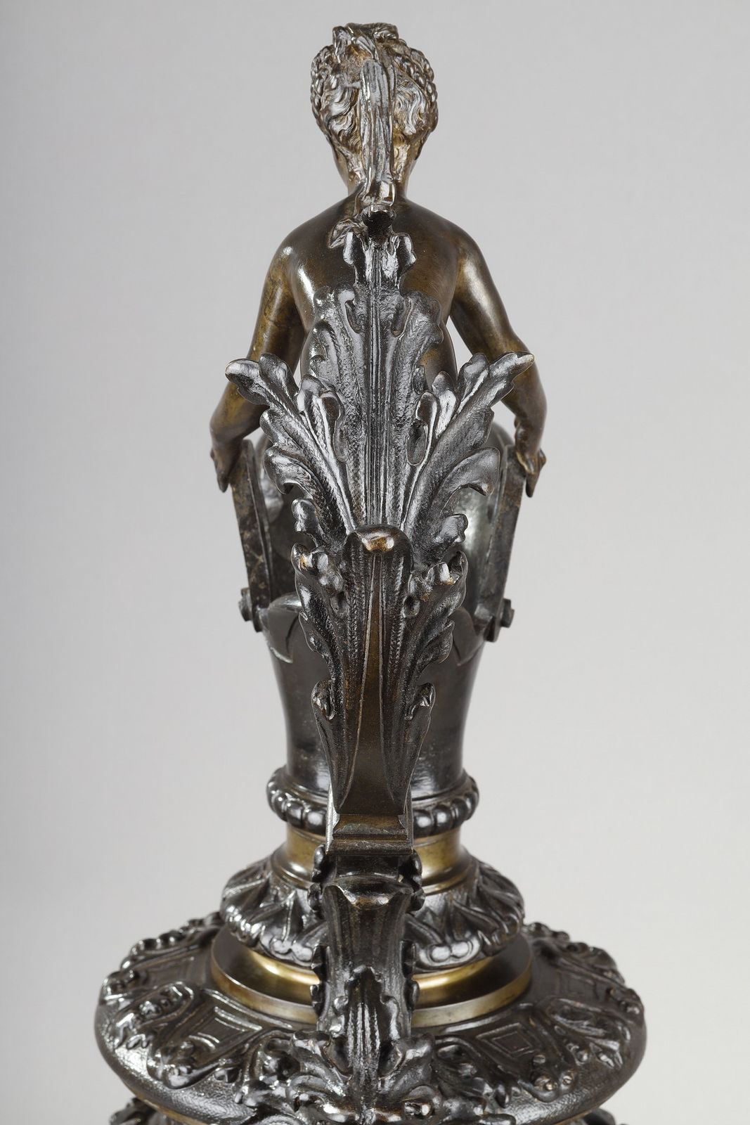 photo vintage Pair Of Decorative Bronze Ewers In The Renaissance Style