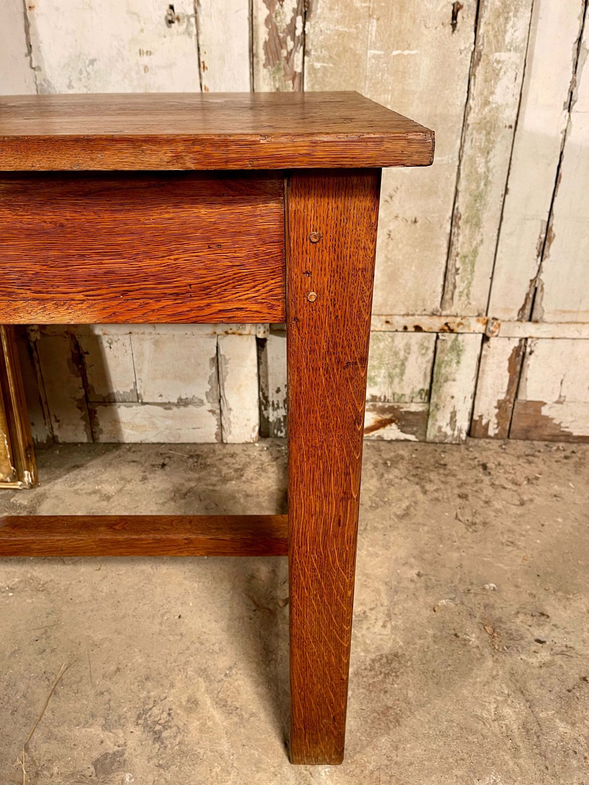 Exceptional Antique French Provincial Oak Tavern Table Circa 1890 photo buy