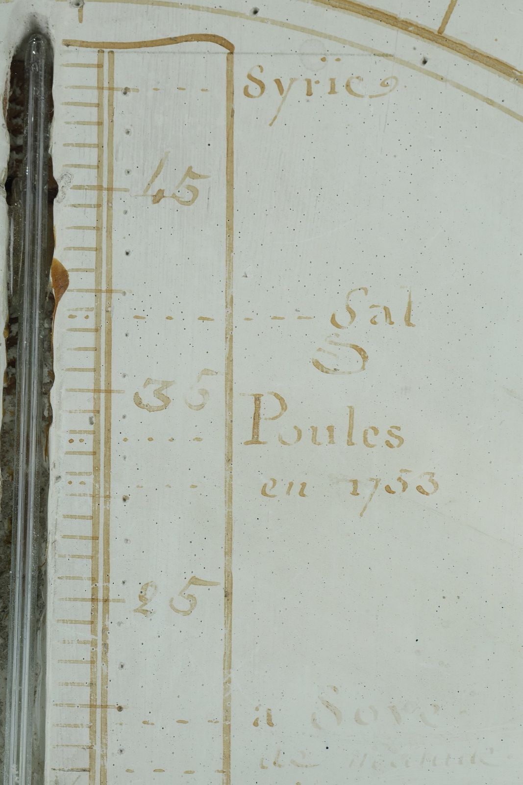 photo furniture Barometer Thermometer In Gilt Wood, Louis XVI Period