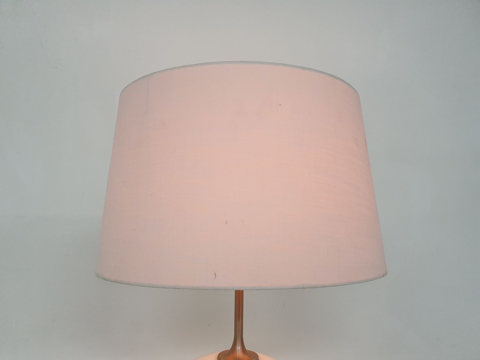Michale Bang "Sakura" Glazen Tafellamp Voor Holmegaard, Denemarken, Ca. Jaren 1980 photo vintage