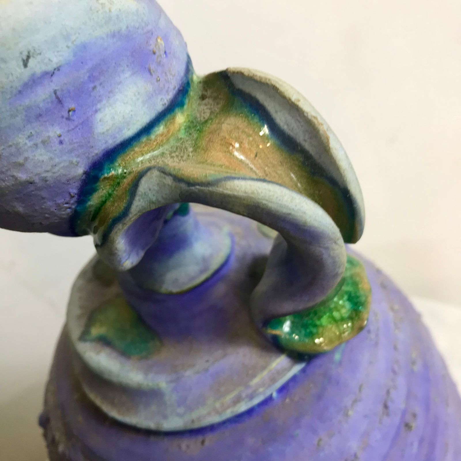 C. 1990’s Narrow Necked Vase Sculpture By Simon Shaw photo furniture