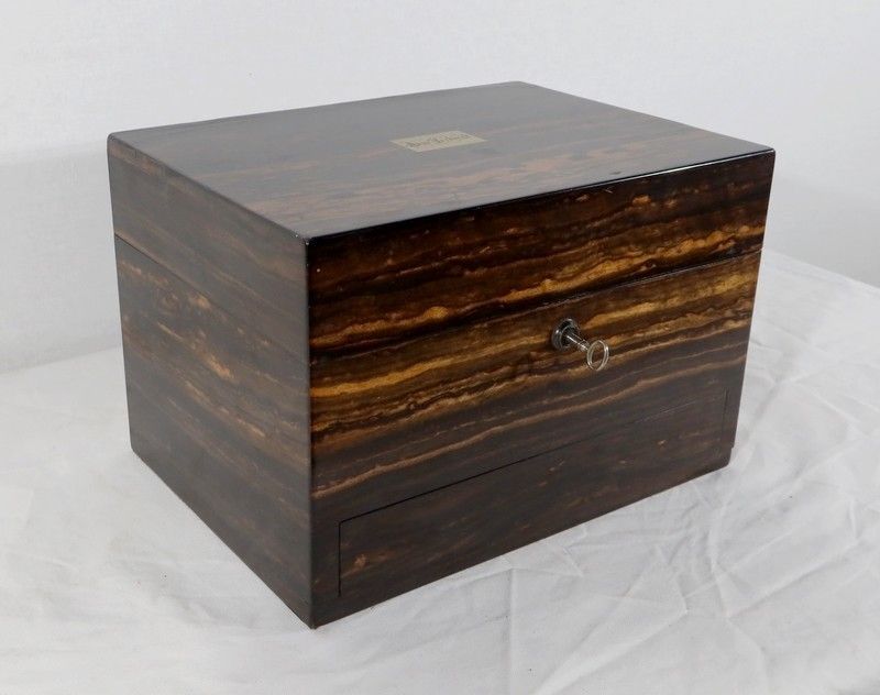 Toilet Box Signed "John Bagshaw & Sons", England   2nd Part Of The 19th Century photo Home Decor