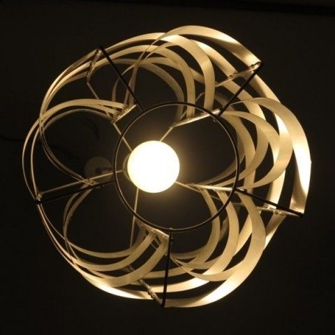 Design Aluminium Pendant. May Sauze. France. 1970. photo Lighting