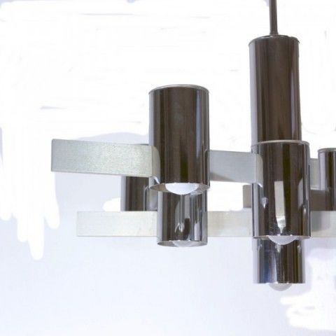 Gaetano Sciolari Cubes Chandelier. Italy 1960   1970 photo for sale