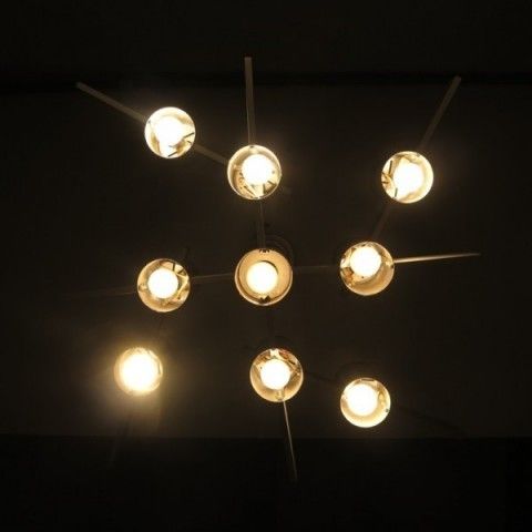 Gaetano Sciolari Cubes Chandelier. Italy 1960   1970 photo vinterior