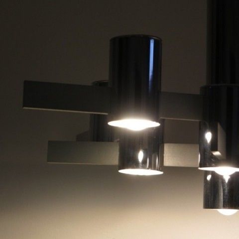 Gaetano Sciolari Cubes Chandelier. Italy 1960   1970 photo buy