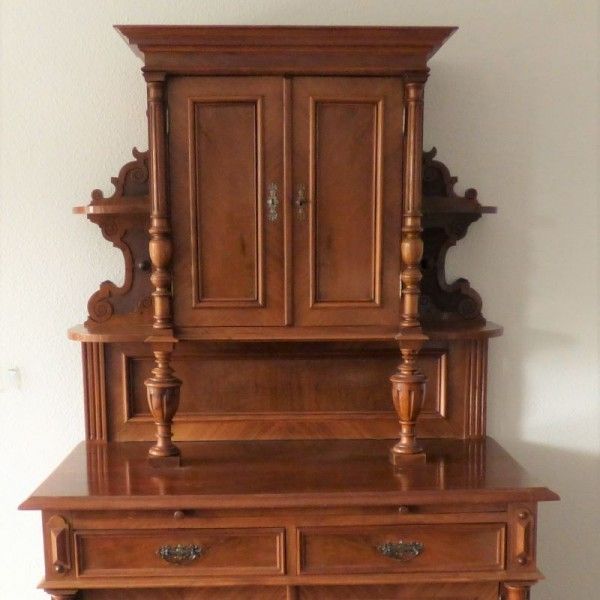 Antique Wilhelminian Buffet 1850   1880 photo furniture