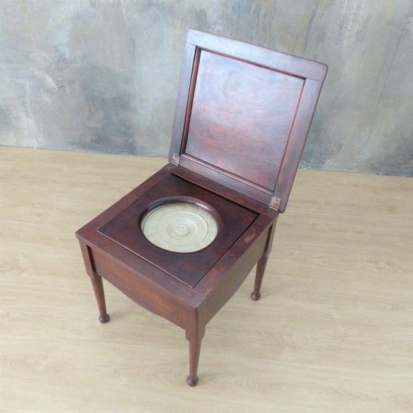 photo furniture Biedermeier Mahogany Toilet Chair 1820   1850