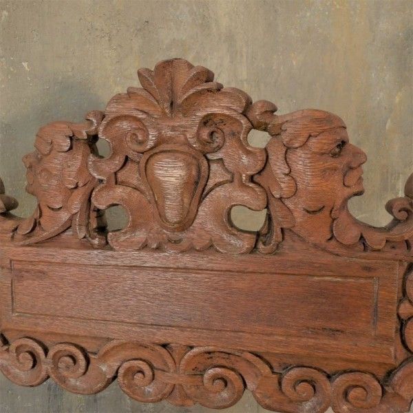 Carved Throne Chair Wilhelminian 1850 1880 photo Furniture