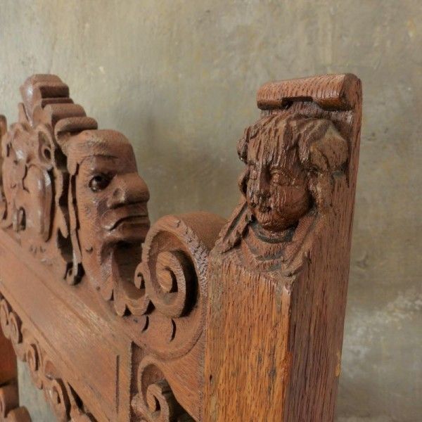 Carved Throne Chair Wilhelminian 1850 1880 photo 1271.0