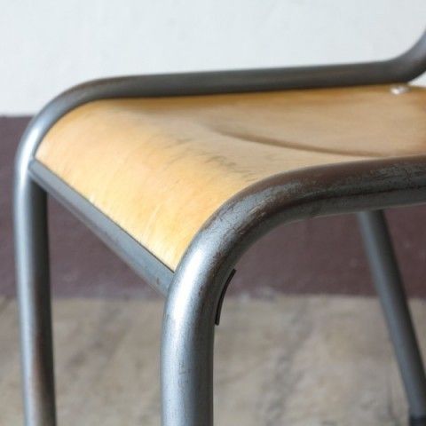 School Chair In The Style Of Prouve. photo for sale