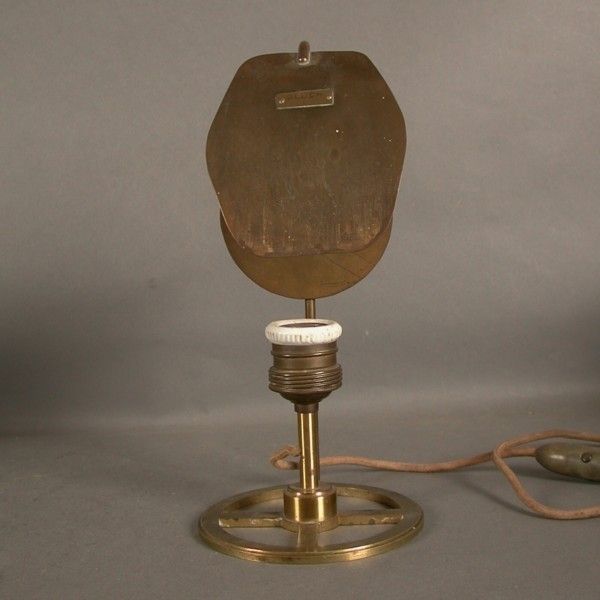 photo furniture Extraordinary Brass Lamp For Optician. France. 1900   1920