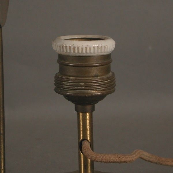 391.0 Extraordinary Brass Lamp For Optician. France. 1900   1920 photo