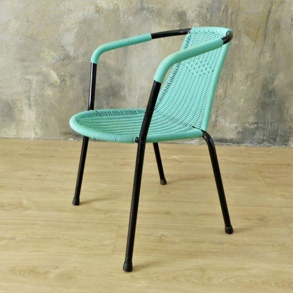 521.0 Green Seating Group Made Of Tubular Steel And Plastic  1960   1970 photo