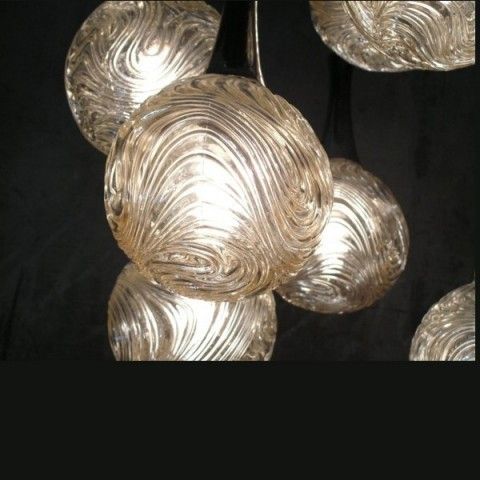 Vintage. Ceiling Lamp With Nine Glass Globes. 1960   1965 photo buy