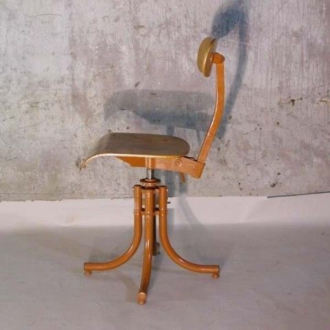 Industrial Design Office  Swivel Chair France 1920   1930 photo vintage