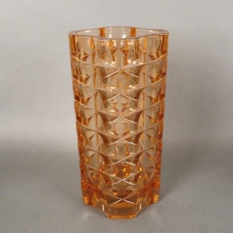 Yellow Glass Vase From Luminarc Verrerie D'arques France 1960   1970 photo buy