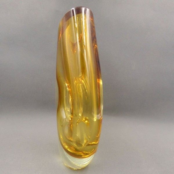 photo for sale Sommerso Vase Made Of Murano Glass By Flavio Poli. 1950   1959