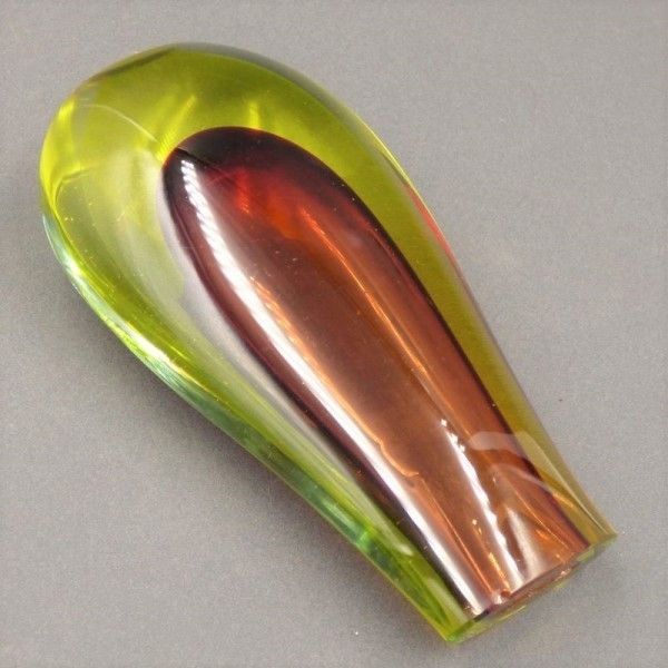 Sommerso Vase Made Of Murano Glass By Flavio Poli. 1950   1959 photo for sale