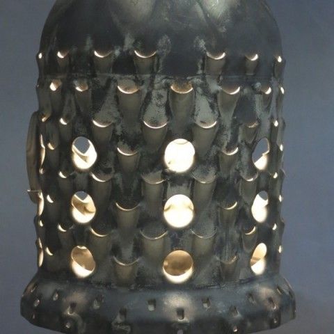 Industrial Design Lamp. Exhaust System From A Fokker Aircraft. 1940. photo 191.0