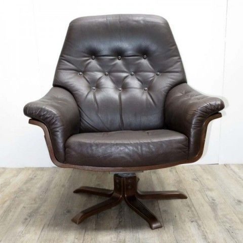 Vintage Armchair With Ottoman. photo buy