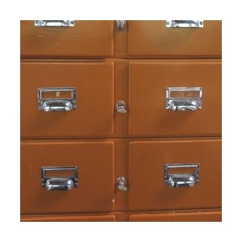 Industrial Card Cabinet With Twelve Drawers. 1950   1960 photo 435.0