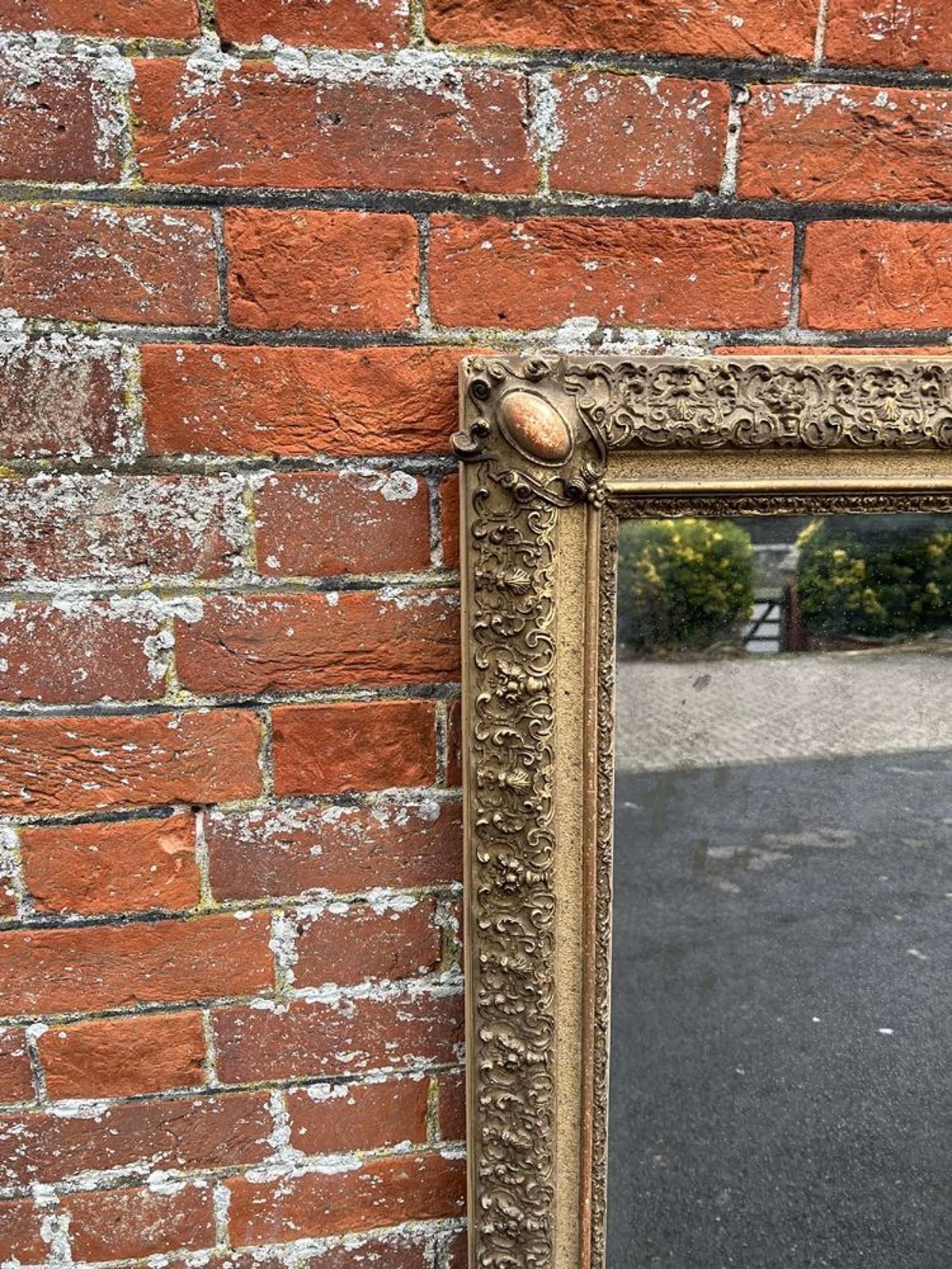 A Superb Large Antique French 19th Century Original Gilt Framed Mirror photo furniture