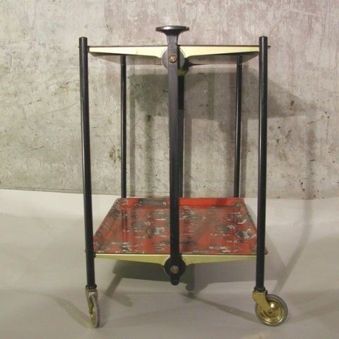 Metal Serving Trolley. Fornasetti Era. 1950   1955. photo buy