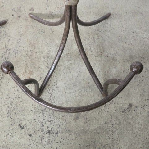 Two Metal Chairs In Industrial Style 1950   1959 photo vinterior
