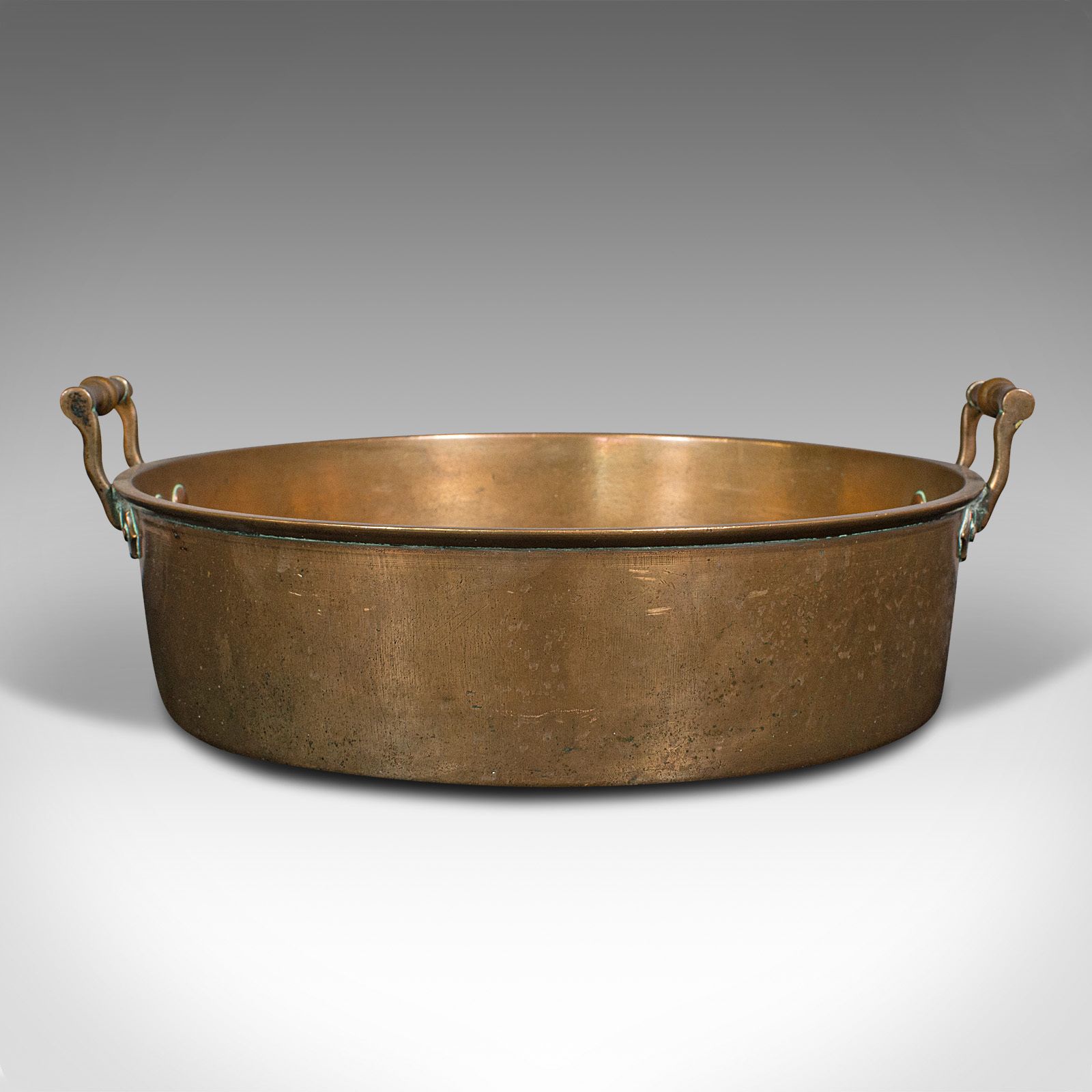 Antique Country House Braising Pan, English, Bronze, Cooking Pot photo vinterior