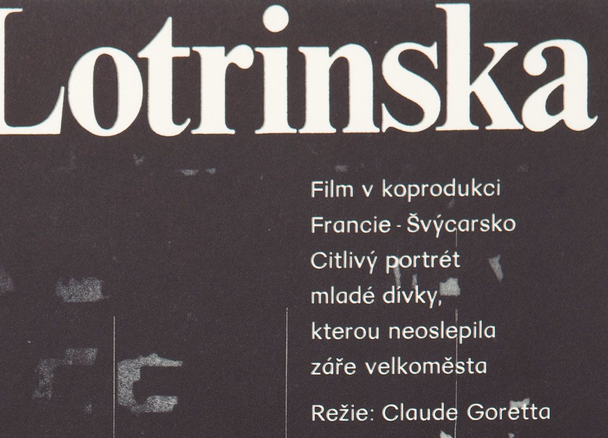 Movie Poster, The Girl From Lorraine, Pavel Jasanský, 1981 photo for sale