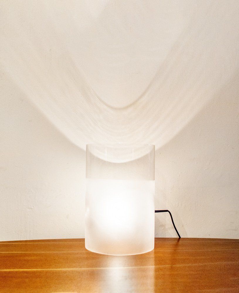 Fatua Glass Table Lamp By Guido Rosati For Fontana Arte, 1972 photo furniture