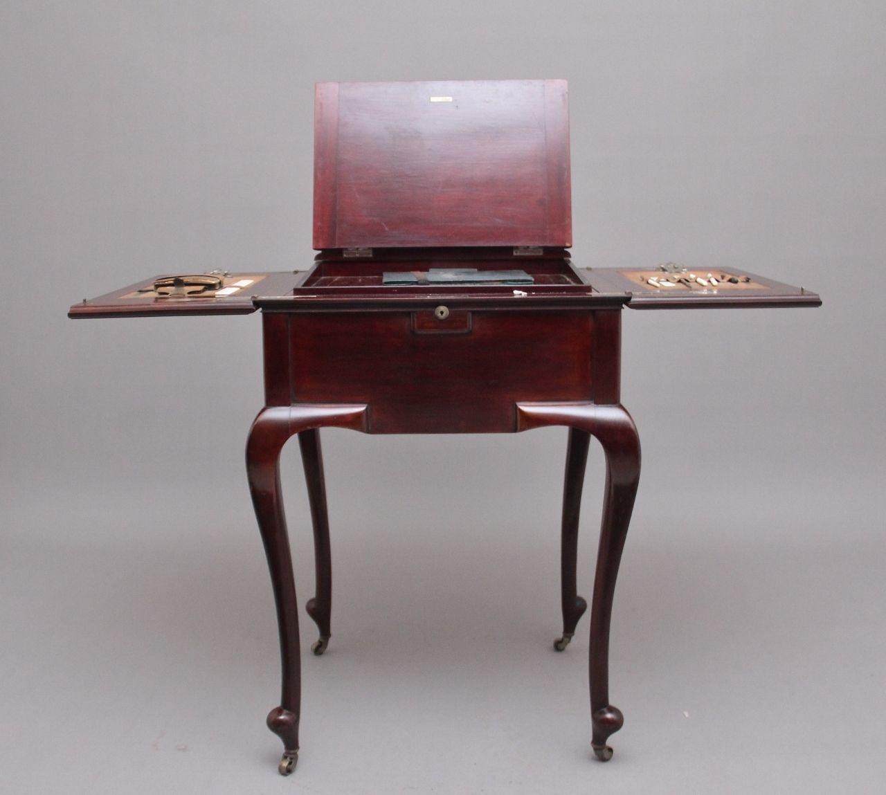 Early 20th Century Metamorphic Writing Desk By J.C Vickery Of London photo vintage