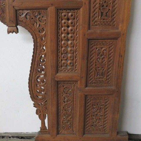 Large Carved Vintage Bed Headboard 200 X 170 Cm. photo buy